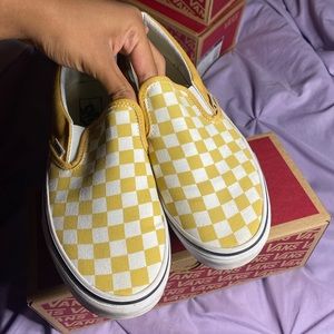 Off The Wall Checker Board Vans Slide on